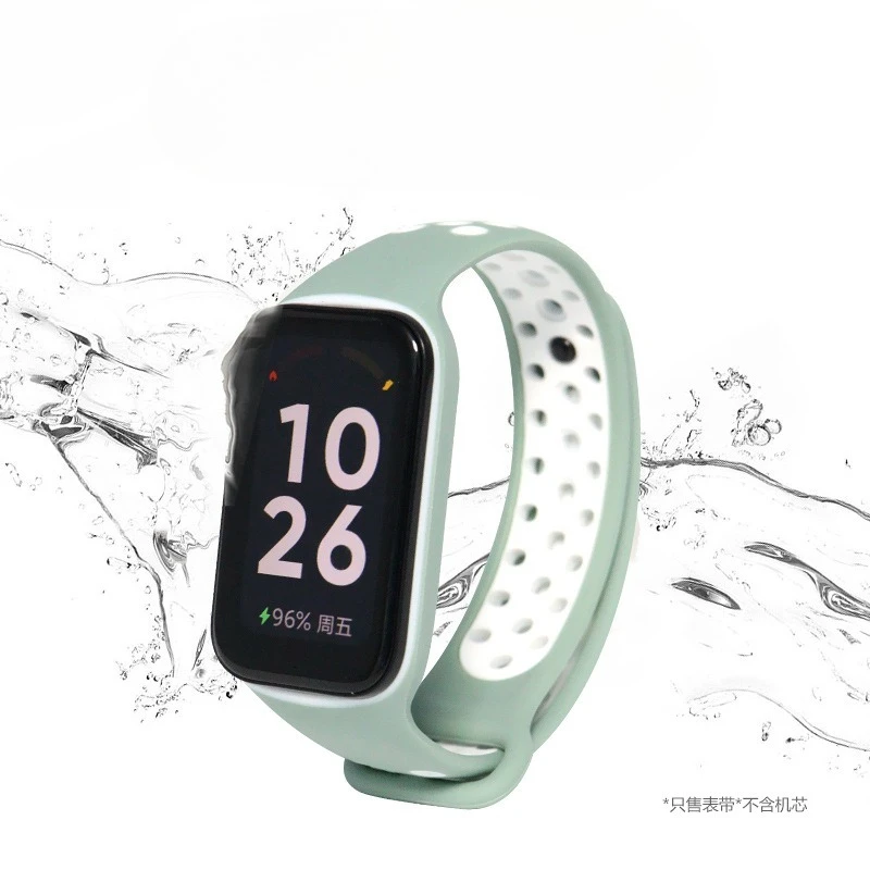 通気性のあるツートンカラーのシリコンストラップスーツ Redmi Watch Band2 ツートンカラーのシリコンリストバンドストラップ