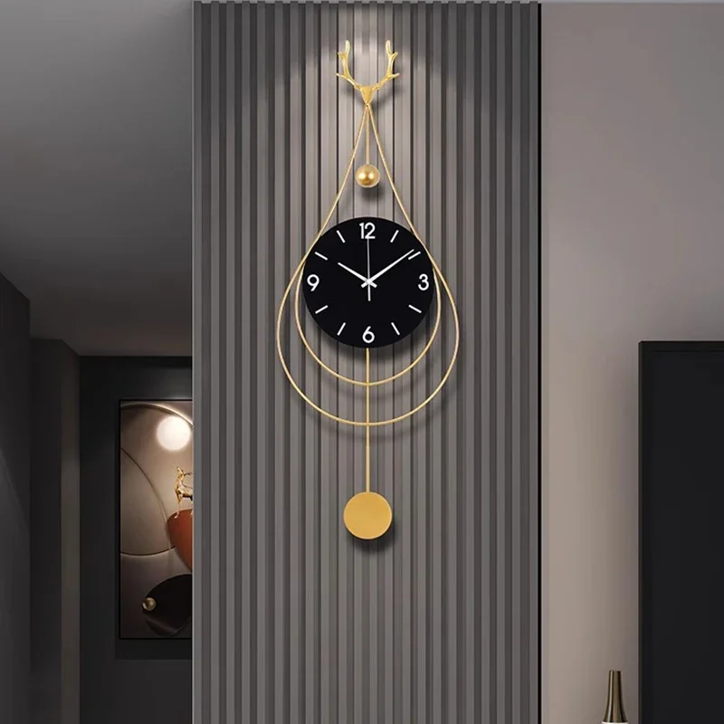 Kreative Digitale Wand Uhr Wohnzimmer Luxus Restaurant Stille Nordic Mechanismus Uhr Wand Große Größe Reloj Pared Home Design