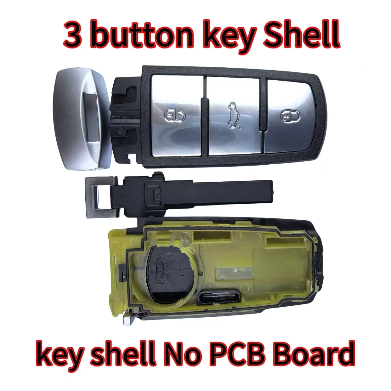 Jingxin Fob 48 Chip 3C0959752BA 434,4 MHz 3-Tasten Klappbarer Smart-Autoschlüssel für VW Passat B6 3C B7 Magotan CC Autoschlüssel/PCB/Gehäuse – Detail 8