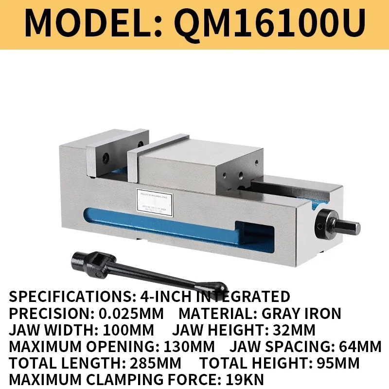 Heavy-duty Milling Machine Special Flat-nose Pliers Angle Fixed Smooth Integrated 4 Inch 6 Inch 8 Inch Precision Machine Vise Sm