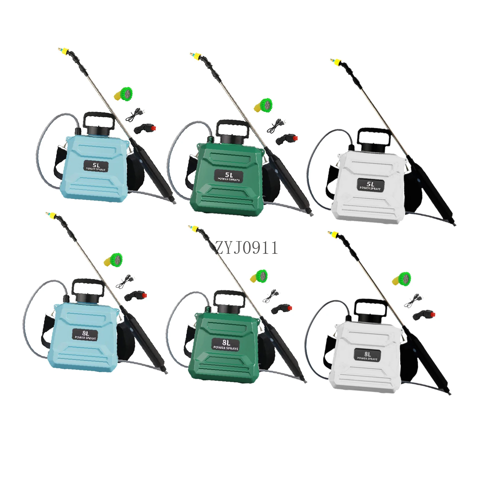 Electric Sprayer 5L Watering Can With Spray Gun Automatic Garden Plant Mister USB Rechargeable Irrigation Tool