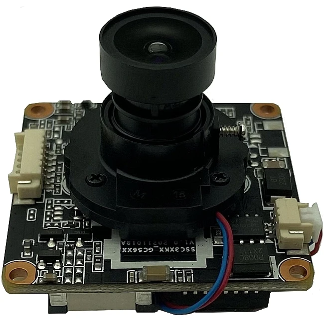 MStar SSC30KQ+SC5603 8MP 3840*2160 15FPS H.265 IP Camera Module Board M12 Lens IR-Cut 38*38mm Onvif Low illumination Radiator