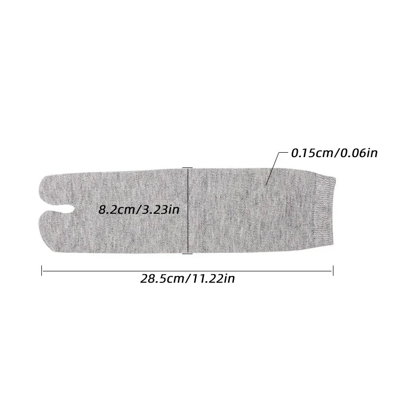 1/50Pairs Women/Men Unisex Sandal Flip Flop Split Two Toes Sock Separator Two Finger Socks Deodorant Breathable Cotton Socks 6