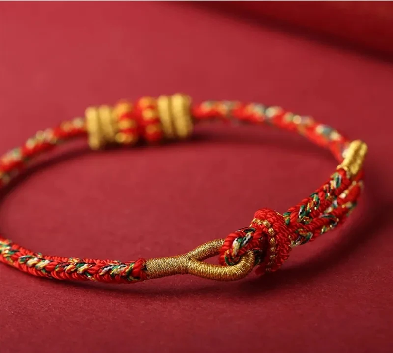 Hand Braided Coloful Rope Lucky Bracelet Zodiac Guardian Angel Bangle Women Men Lovers\' Gift Friendship Bracelet Size Adjustable