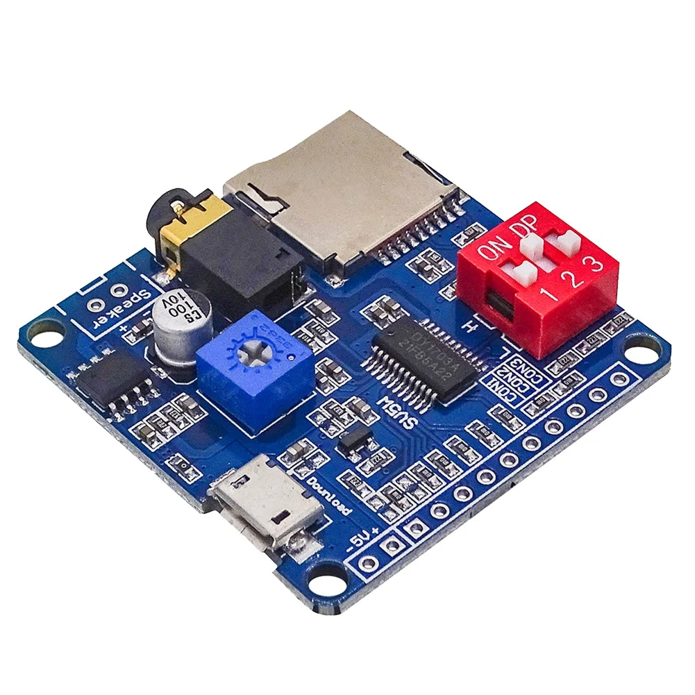 Efficient Voice Playing Module Board MP3 Music Player 5W MP3 Player DY-SV5W