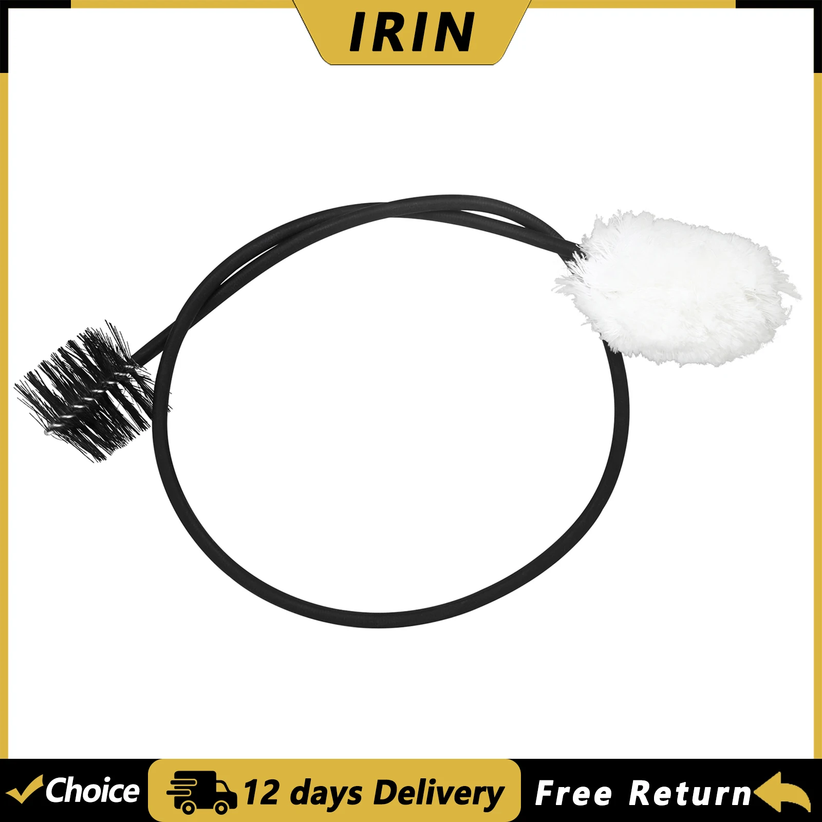 IRIN Saxophone Cleaning Rope Brush Double Brushes Trumpet Sax Maintenance Tools Flexible Brush Woodwind Instrument Parts
