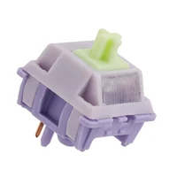 35 piezas EPOMAKER Wisteria V2 lineal prelubricado 5 pines 38gf difusor de rayos interruptor cremoso juego de interruptores de teclado para teclados