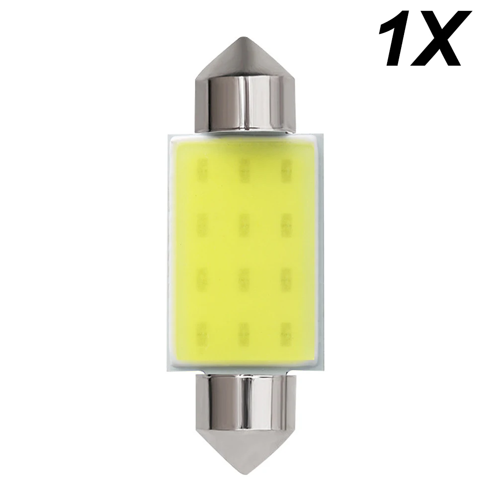 

1PCS C5W LED Bulb C10W Festoon 31/36/39/41/42mm 12V COB 6000K White Car Interior Dome Reading Lights Trunk License Plate Lamp