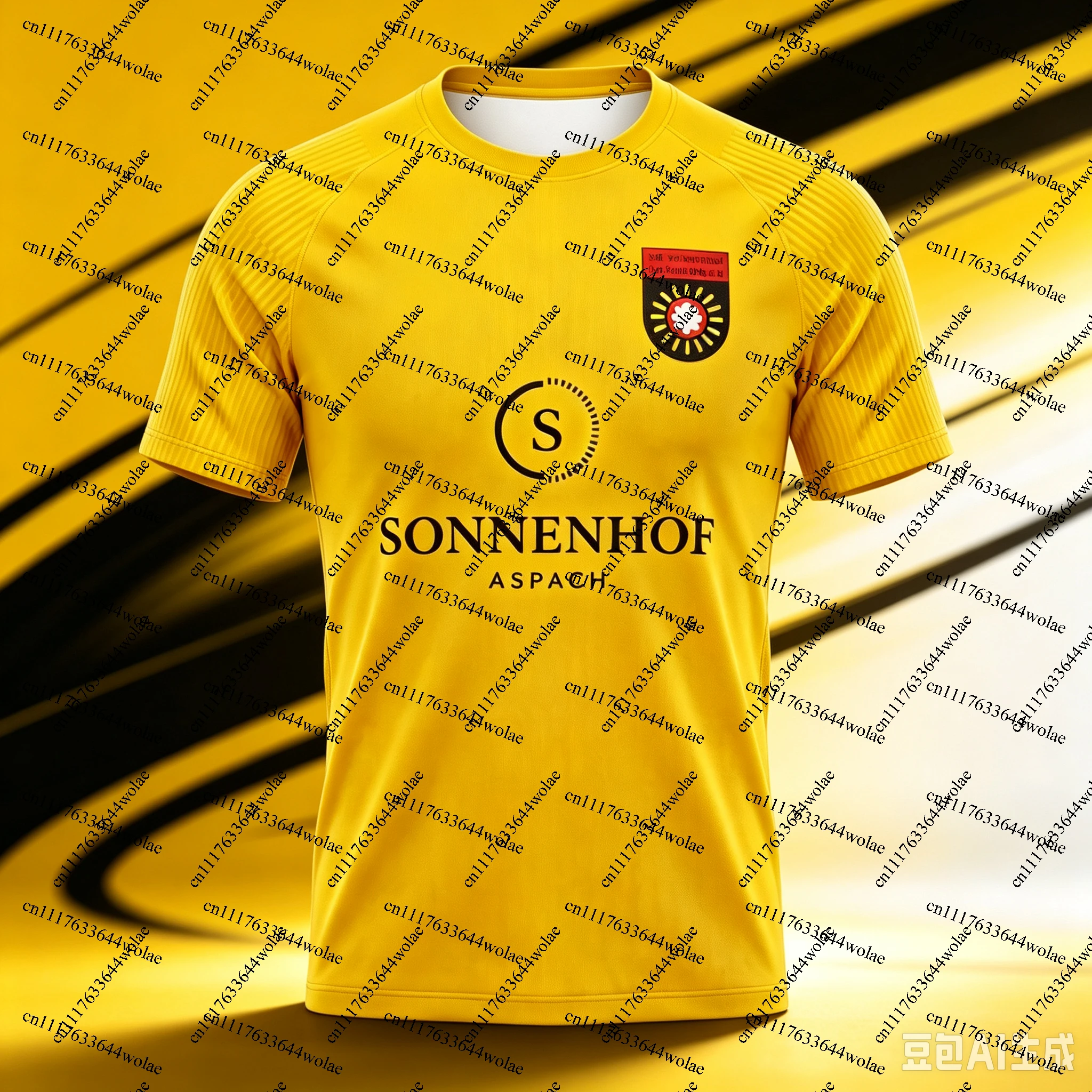 2026-27 SG Sonnenhof Großaspach Home and Away T-Shirt with 3D Digital Print, Comfortable and Breathable Sports Casual Top