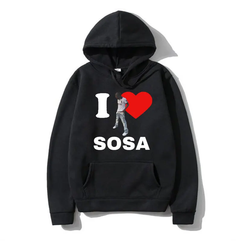 Funny I Love Chief Keef Sosa Graphic Print Hoodie Men Women Gift Concert Heavy Fashion Sweatshirt Oversized Streetwear Pullover