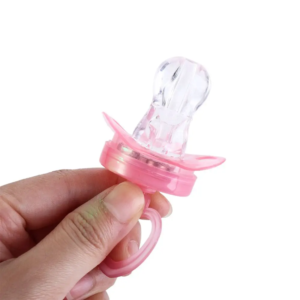 Collana con fischietto Fischietti luminosi Glow in The Dark Fischio Ciuccio Ciuccio lampeggiante Fischio Ciuccio LED Fischio Fischio per capezzoli