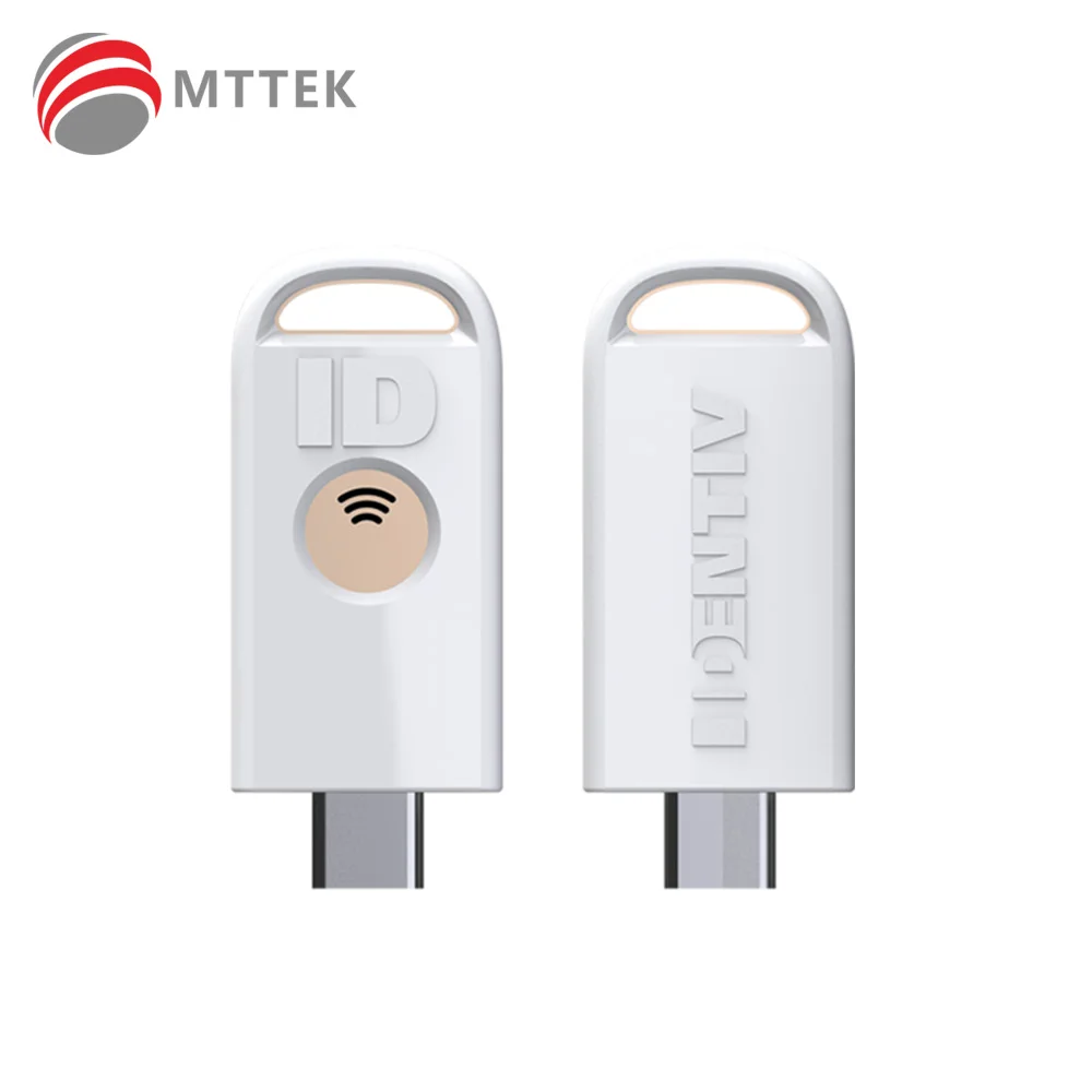 Identiv의 USB-C uTrust FIDO2 NFC + 보안 키, 2 단계 인증, U2F USB 키 핀 + 터치 (비생체 인식)