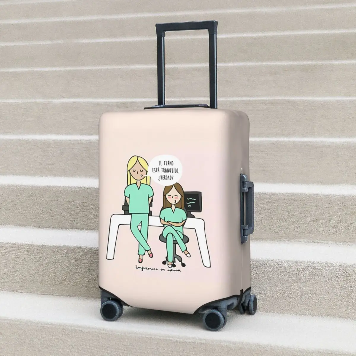 

Doctor Nurse Suitcase Cover Holiday Medical Useful Luggage Accesories Travel Protector