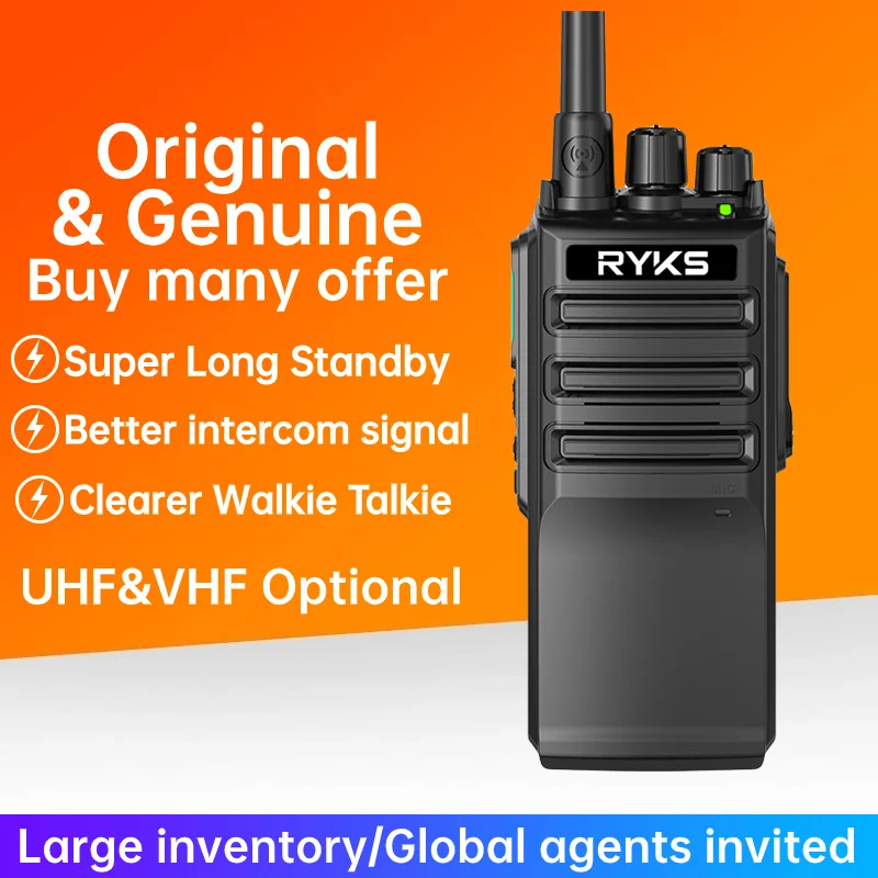 10W High Power Profesional Walkietalkie Lange Afstand Ham Tweeweg Radio Comunicador Transceive