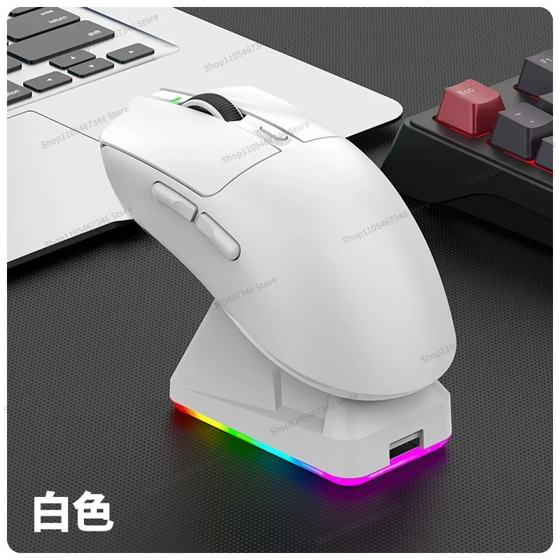 For X11por Mouse Lightweight PAW3311 E-sports Game Three-mode Wireless Bluetooth Mouse Charging RGB Bottom