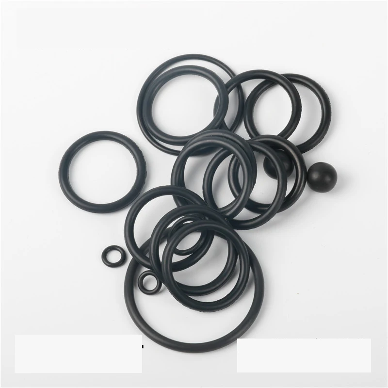 O-Type Ring Seal Gasket Thickness CS 5.3mmmm ID 30~100mm EPDM Rubber Insulated Waterproof Washer Round Shape Nontoxic Black