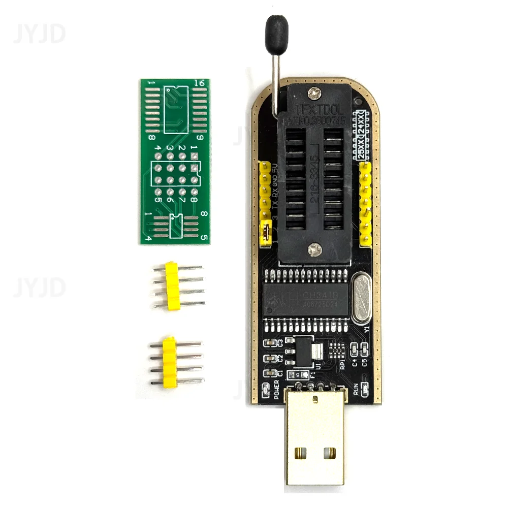 CH341A/CH341B 24 25 Series EEPROM Flash BIOS USB Programmer Module SOIC8 SOP8 Test Clip For EEPROM 93CXX / 25CXX / 24CXX DIY KIT