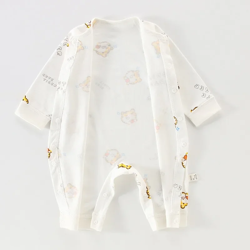 Onesie bebê de algodão manga comprida, roupa recém-nascida, roupas masculinas e femininas, rastejantes, outono, novo