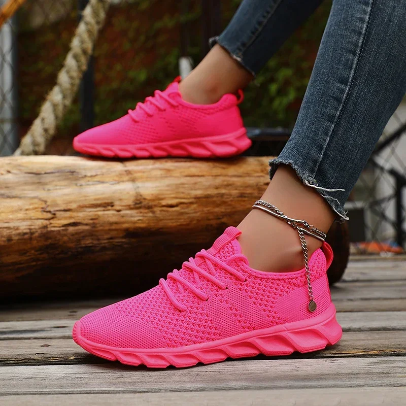 Damyuan Lightweight Women Flats Fashion Lightweight Shoes Women Lace Up Sneakers outdoors Walking Shoes outdoors 36-42 Size