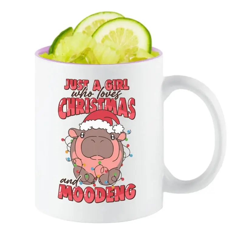 Hippo-Kaffeetasse, Keramik-Kaffeetassen, Thailand Hippo-Getränkebecher, lustige Wassertasse, Tassen mit ergonomischem Griff, Neuheit, Kaffeetasse, Teetasse