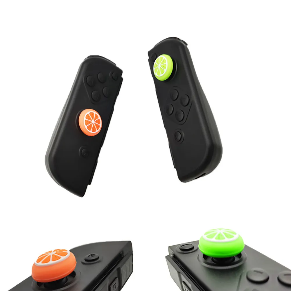 8Pcs Fruit Silicone Thumb Joystick Caps Easy Install Anti-Slip Joystick Protective Cover for