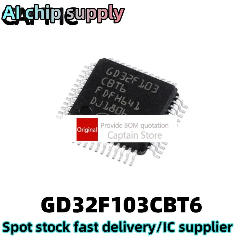 1PCS STM32F103CBT6 GD32F103CBT6 LQFP48