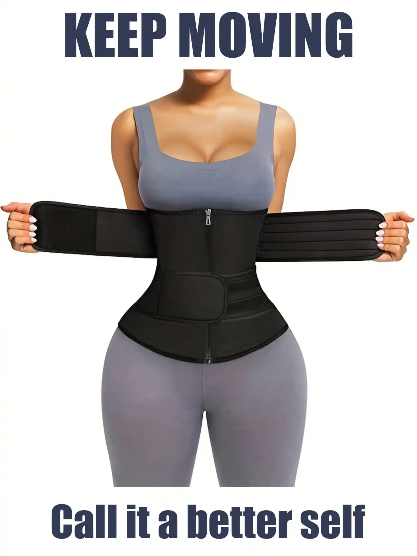 

Sports Outdoor Sports Yoga Training Waist Belt Lumbar Support Belt Shapewear Waist Trainer Corset Gym Accessories Black Spring