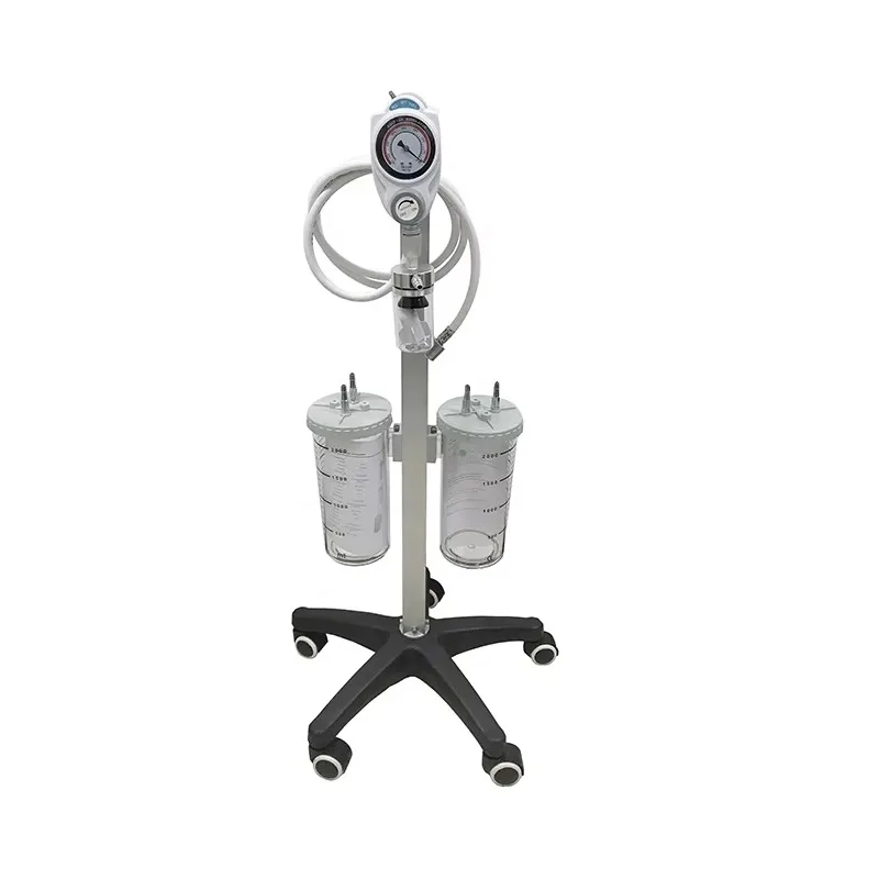 

Medical Suction Trolley With Medical Vacuum Regulator