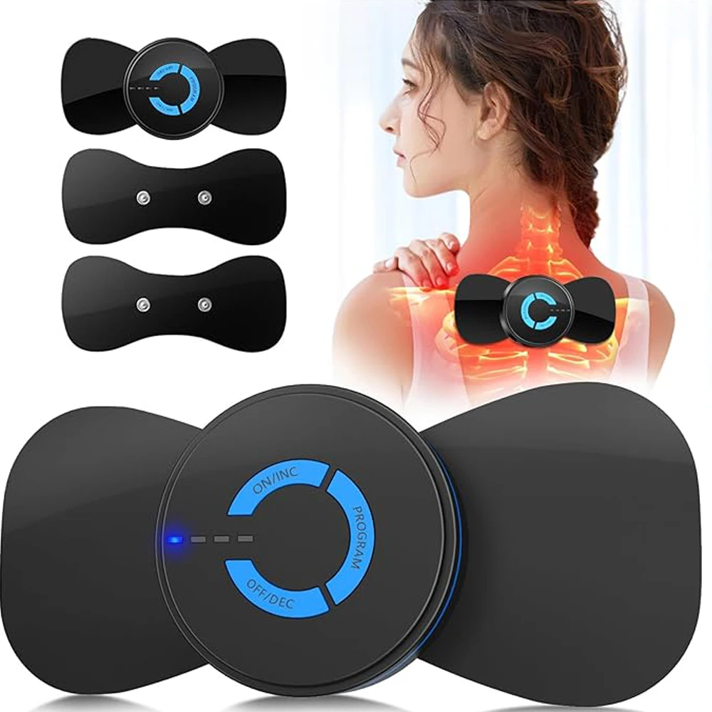 

Mini Rechargeable Intelligent TENS Unit Muscle Stimulator for Pain Relief EMS Massager for Back Neck Electronic Pulse Machine