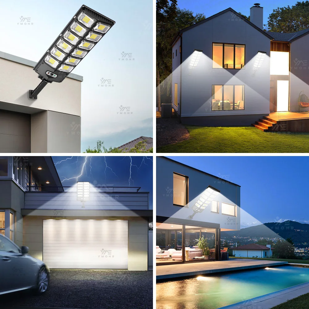 50000000LM أضواء الجدار الشمسية الكبيرة المدخل مصابيح الأمن أضواء الشمسية في الهواء الطلق مصابيح LED خارجية لتزيين المنزل والحديقة