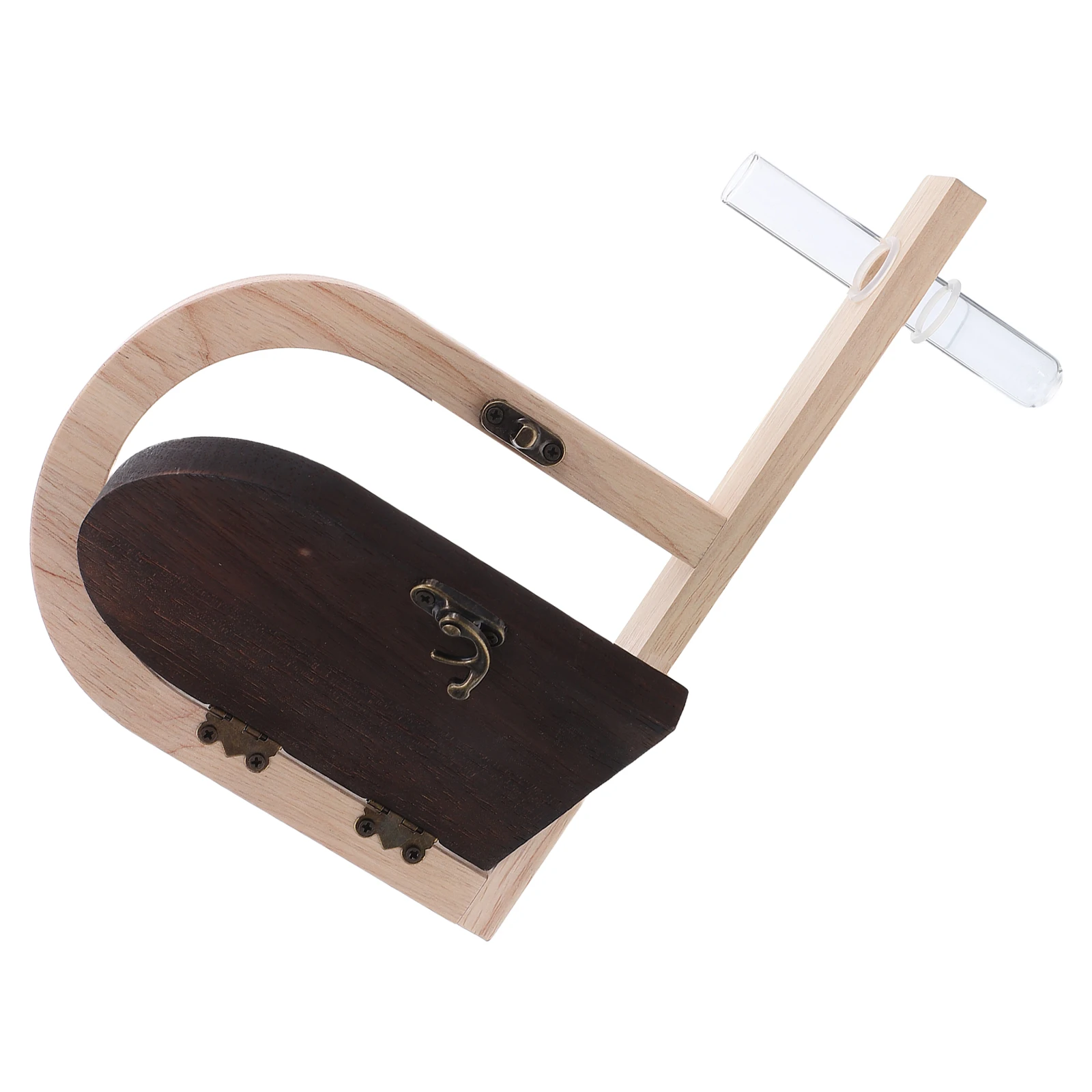 

Wooden Fairy Door Outlet Cover Plate Hydroponic Propagation Tube Vase Child Pet Proof Safety Plug Guard Nursery Decor