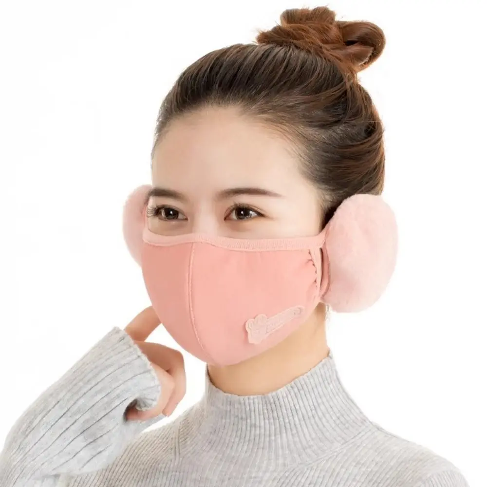 

Fashion Breathable Cycling Aldult Earmuffs Cold-proof Earlap Ear Cover Windproof Mouth Cover Skiing