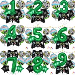 Game control handle black 1-9 aluminum mold digital balloons children's birthday toys party decorations game theme partysupplies