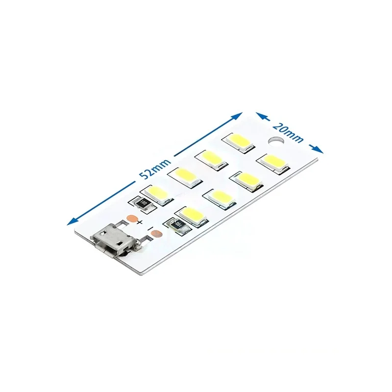 8/12/16/20 Lamp bead LED light board module Floor stall light Emergency light night light USB mobile light Port TYPE-C