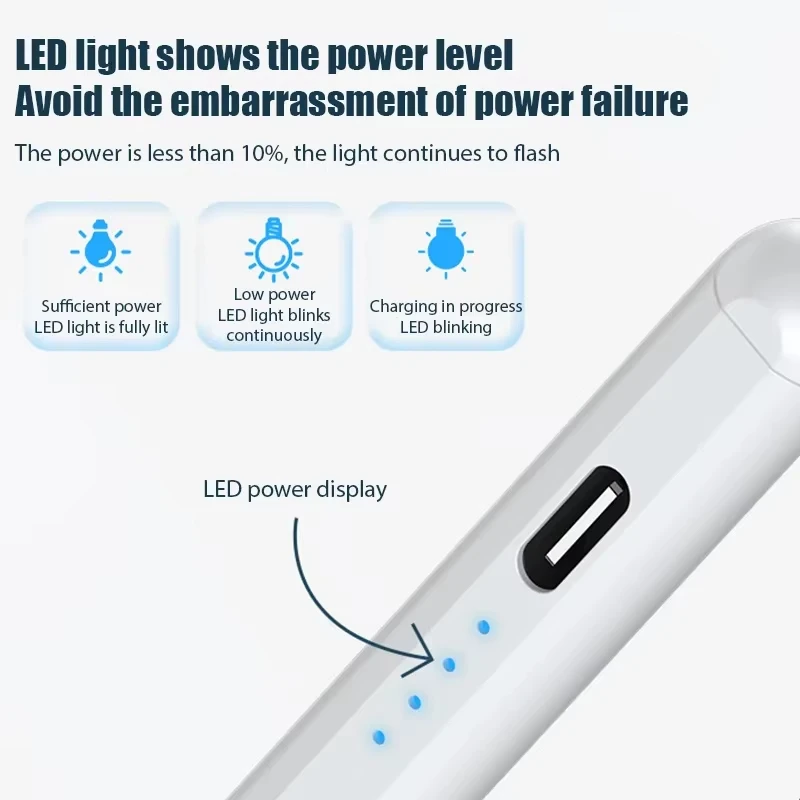 XIAOMI Universal Stylus Pen 1.5mm Fine Tip No Lag Palm Rejection Rechargeable For iPad Tablet Android  Best For Drawing Notes - Image 6