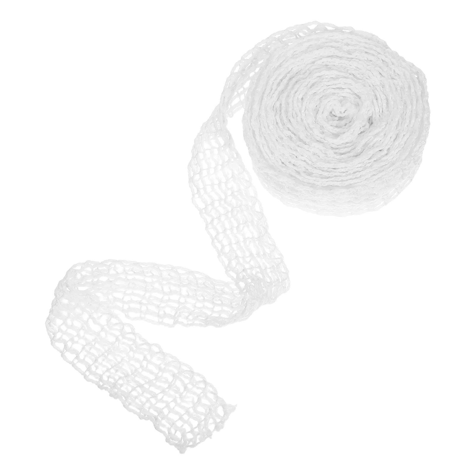 

1 Roll Fireproof Elastic Meat Netting 5m for Ham Sausage Poultry Roasting Smoking Steaming Cooking Mesh Net Bag