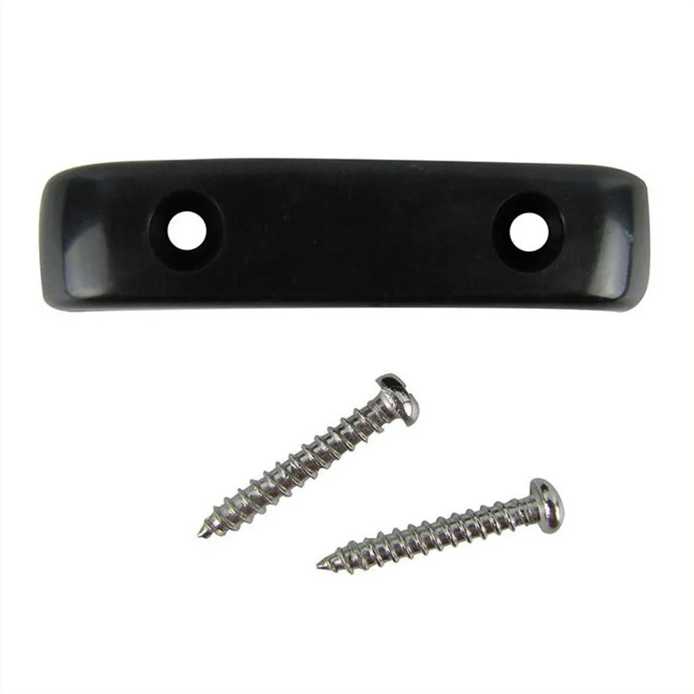 Black Thumb Rest Tug Bar Finger Pull Finger Rest For Fender Jazz Electric Bass And Wood Bass Guitar With Mounting Screws