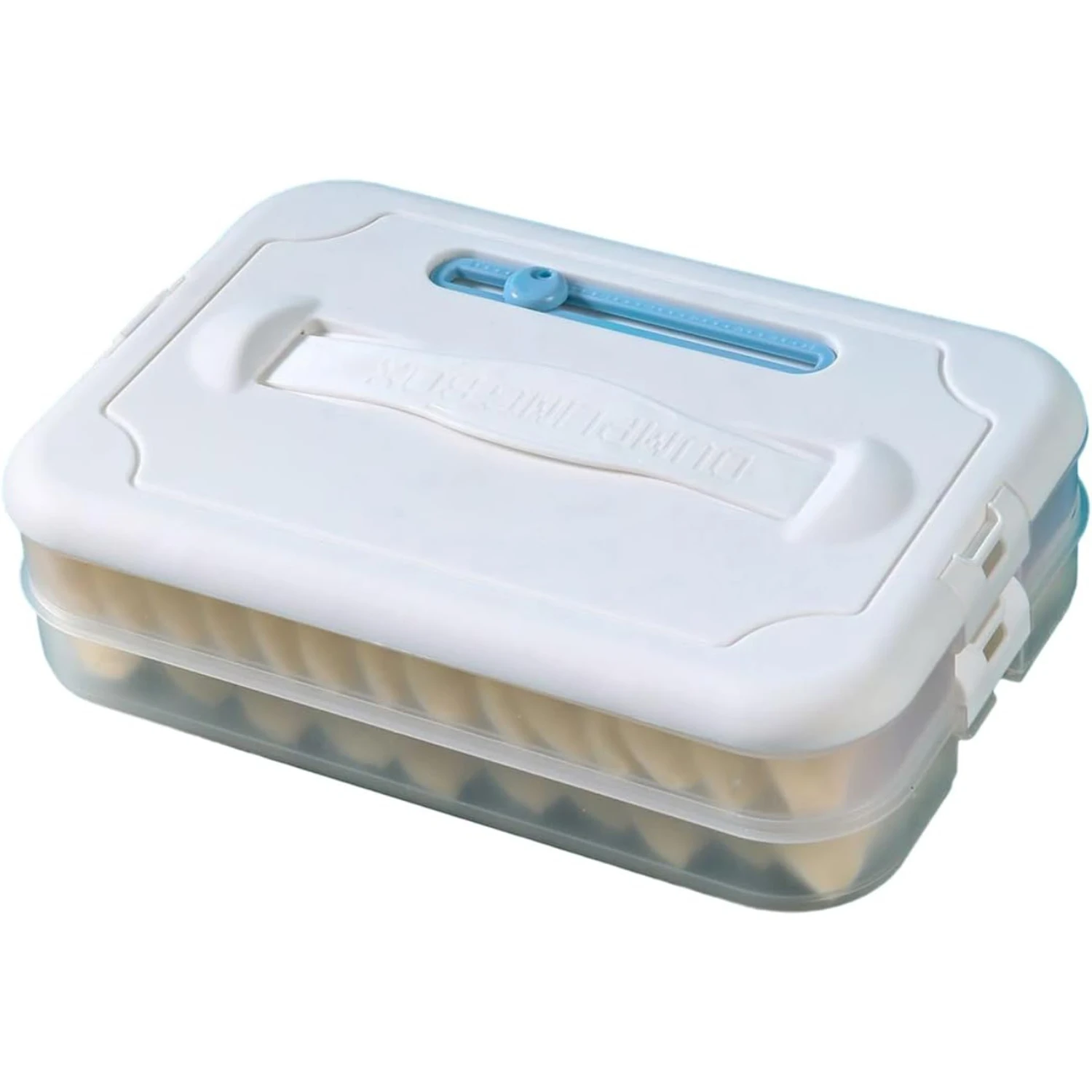 Multi-Layer Dumpling Food  Container Dumpling  Case Bpa-Free Freezer Organizer  Green Single Layer