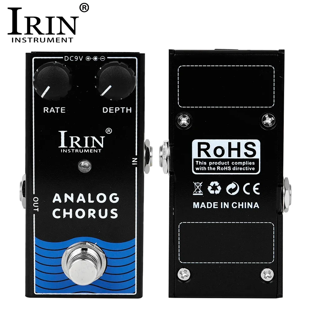 IRIN RF-07 ANALOG CHORUS Chorus Guitar Effect Pedal BBD Chip Classic Analog Chorus Sound Pedal True Bypass Guitar Accessories