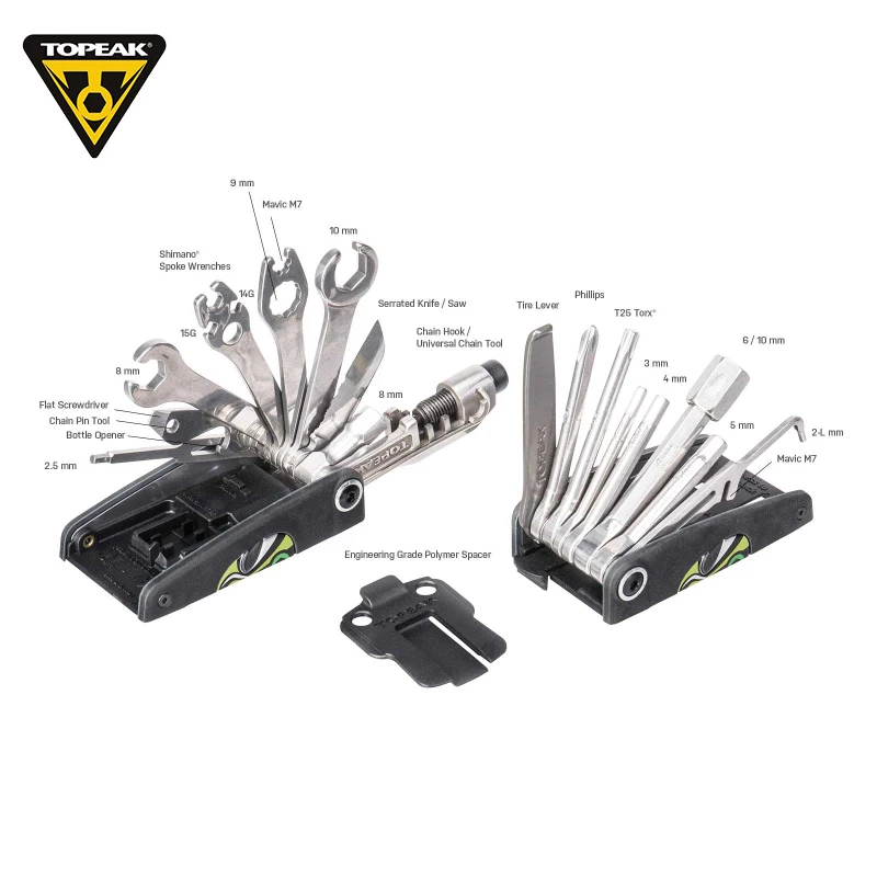 Topeak TT2578 Bicycle Multitools Portable Socket 31 In 1 Repairing Set Bike Repair Tool Kit For Mountain Road Bike