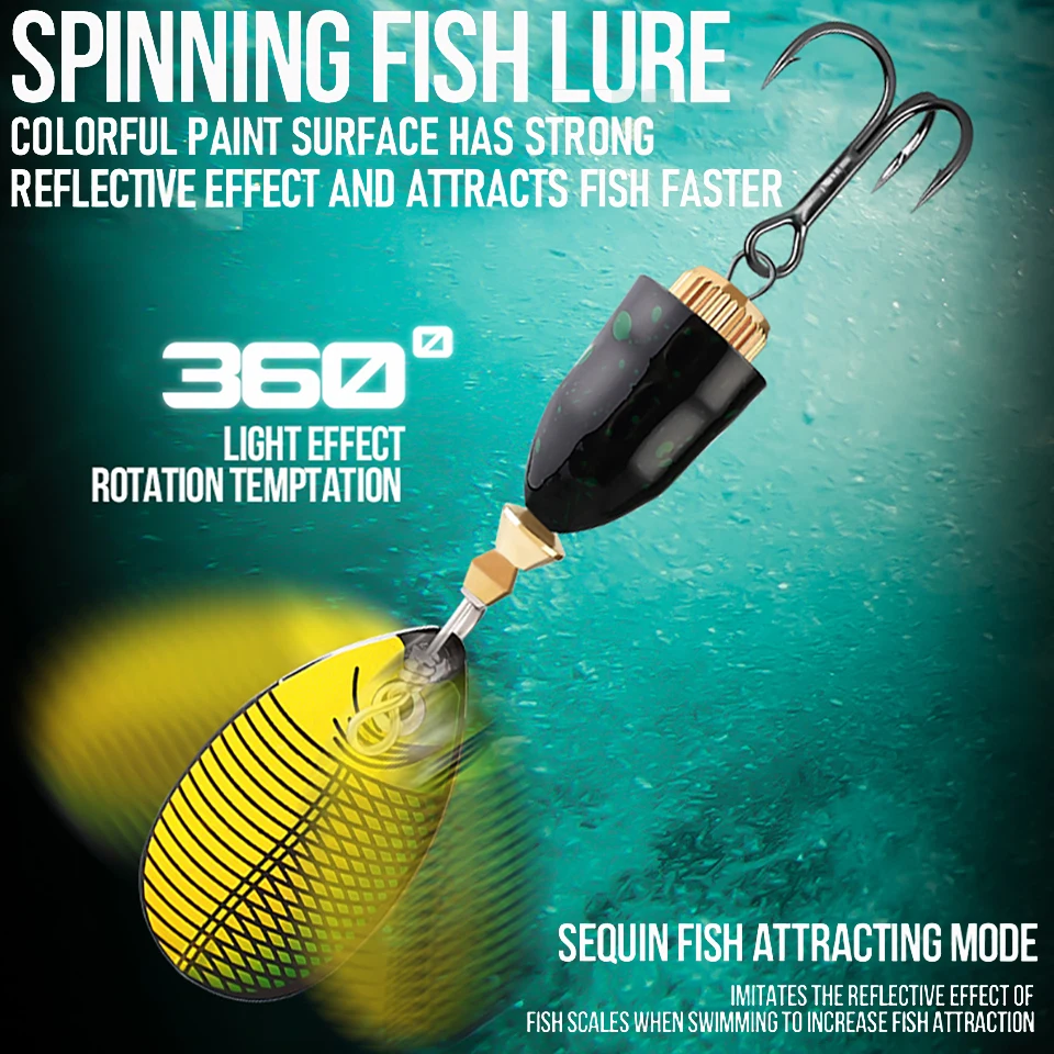 Cuchara WALK FISH – Señuelo de lanzamiento largo con triple - imagen 5