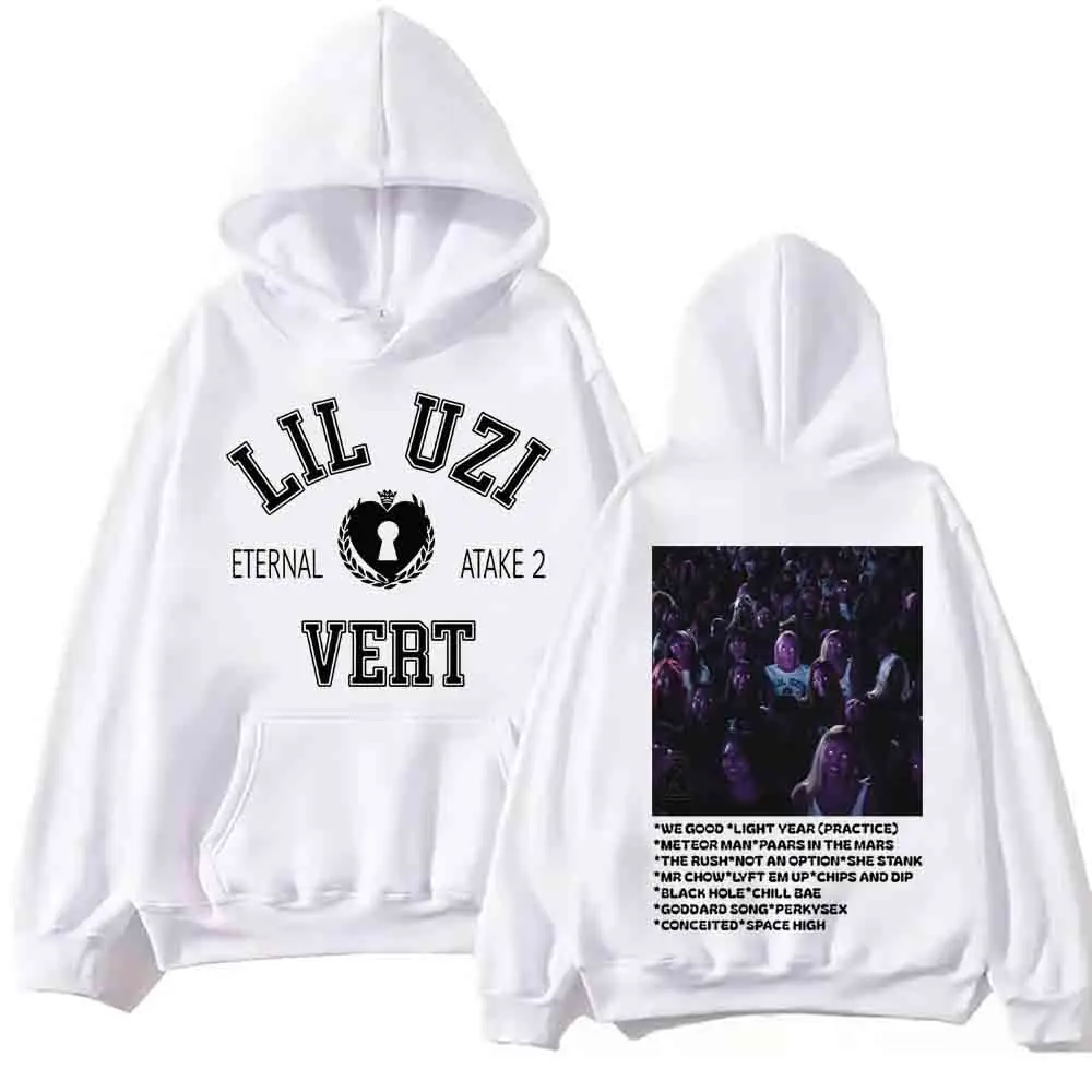 Lil Uzi Vert Eternal Atake 2 Hoodie Harajuku Hip Hop Pullover Tops Popular Music Sweatshirt Fans Gift