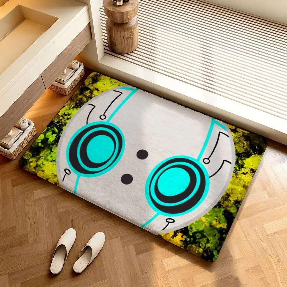 ROZ-ZUM 7-134  Shower Room Absorbent Small Floor Mat Soft Comfortable Decorative Foot Mat