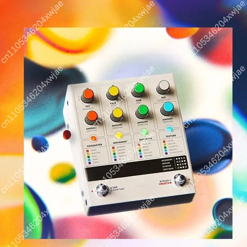 Retro Stereo Multi Effects Pedal Portable Analog Sound Processor For Electric Guitar Bass Music Performance