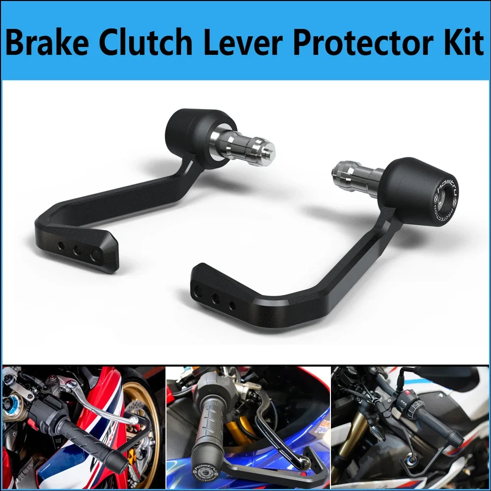 Motorcycle Brake and Clutch Lever Protector Kit For Kawasaki Z650 2017-2024