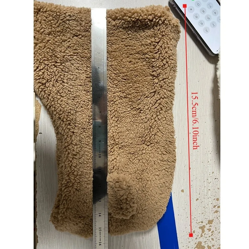 Fashion Cute Bear Ear Hat Scarf Windproof Cartoon Winter Warm Hedging Cap Korean Style Solid Color Plush Hat Scarf Outdoor