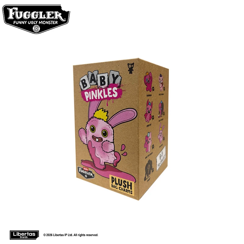 Original Fuggler Schlüsselanhänger Blind Box Plüschtiere Fugglers ALLY CATS Fuggs Care Bear FUGG Baddies Baby Stoffpuppen Geschenke