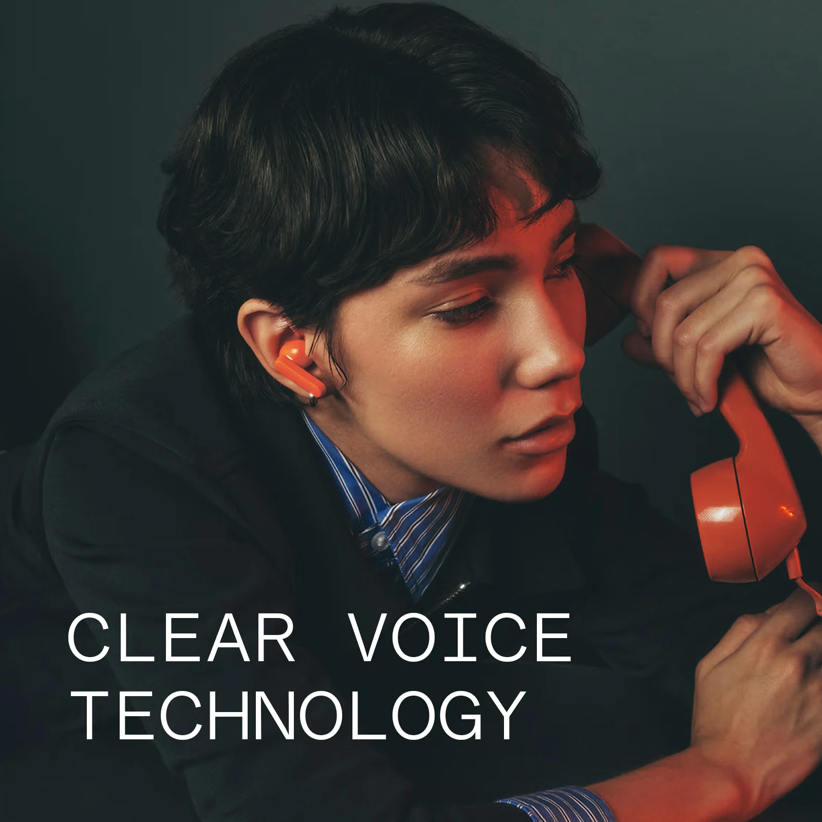 النسخة العالمية CMF Buds 2a سماعة 12.4 مللي متر سائق 42dB نشط إلغاء الضوضاء ANC 4HD Mics IP54 بلوتوث 5.4 سماعات الأذن