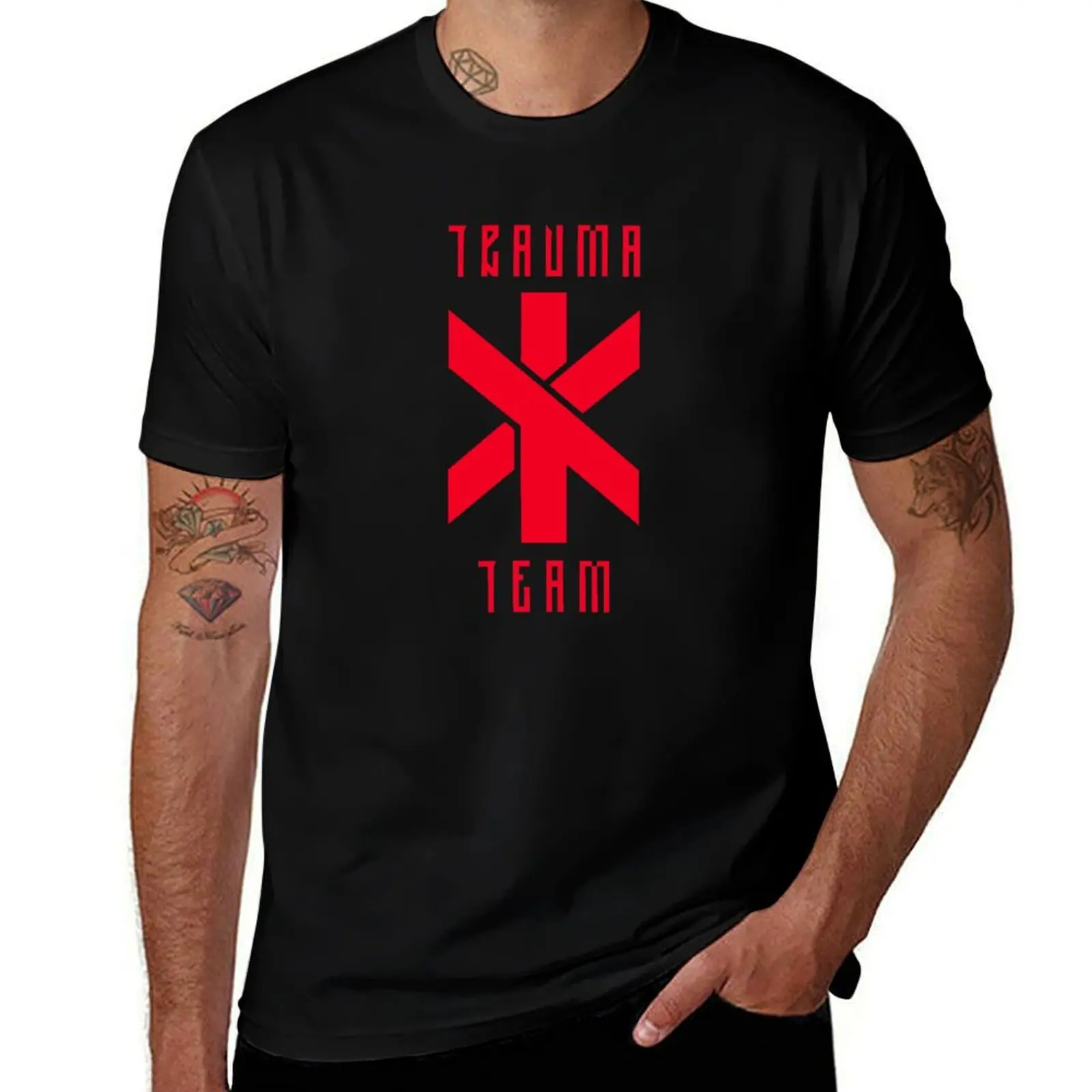 

Cyberpunk Trauma Team T-Shirt t shirts for man graphic vintage man t shirts high quality luxury brand essential t shirt T-shirt