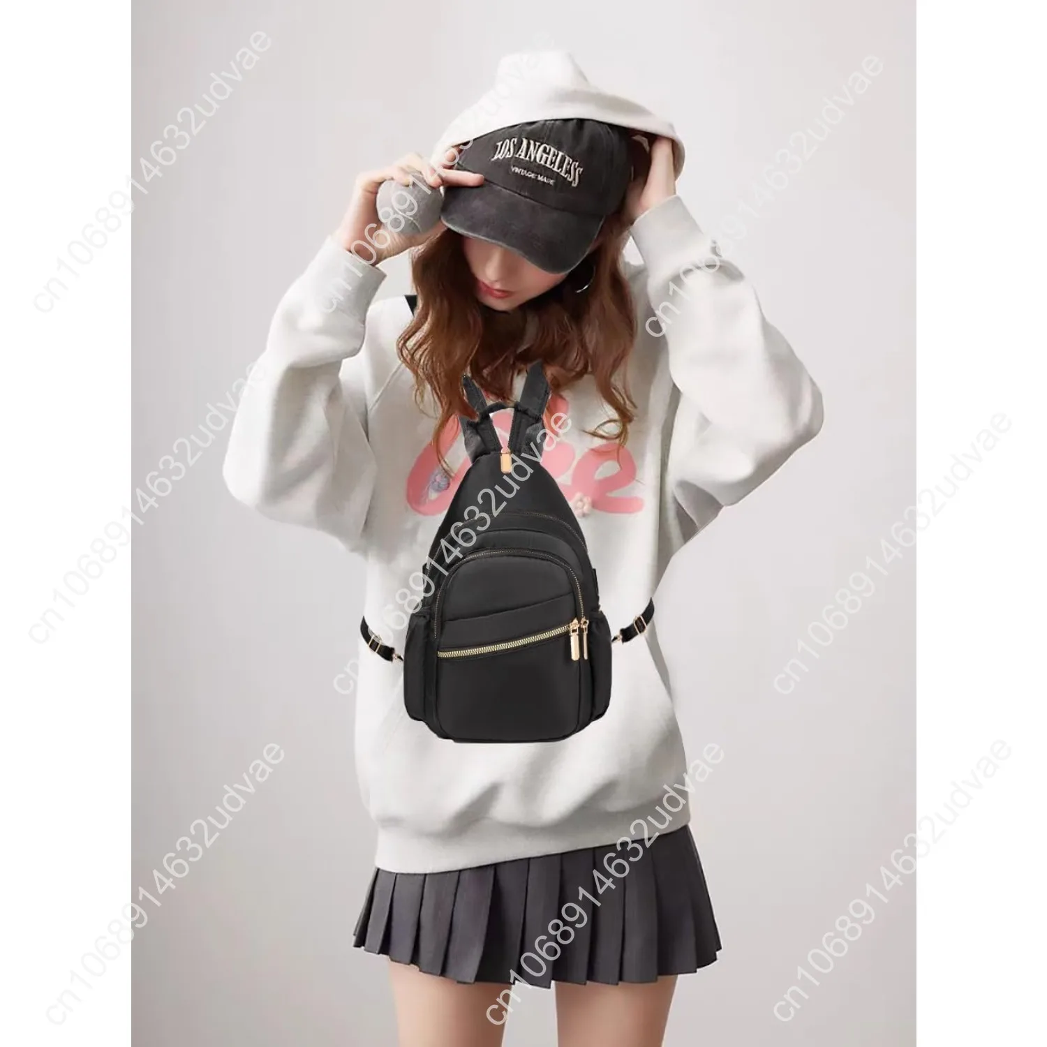 Small Crossbody Sling Bag for Women, Mini Backpack Sling Backpack Convertible, Chest Bag for Hiking Daypack